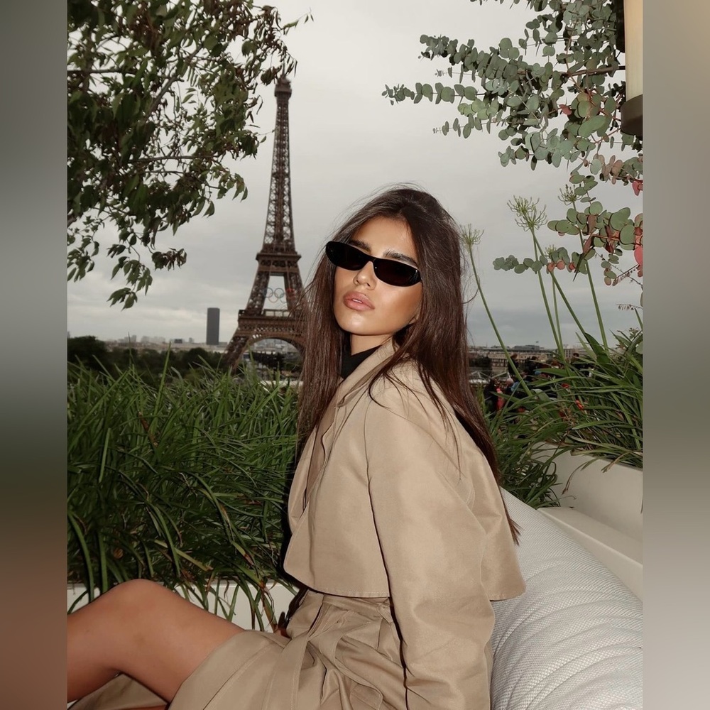 Style Addict Australia Tan Trench Coat Size Medium